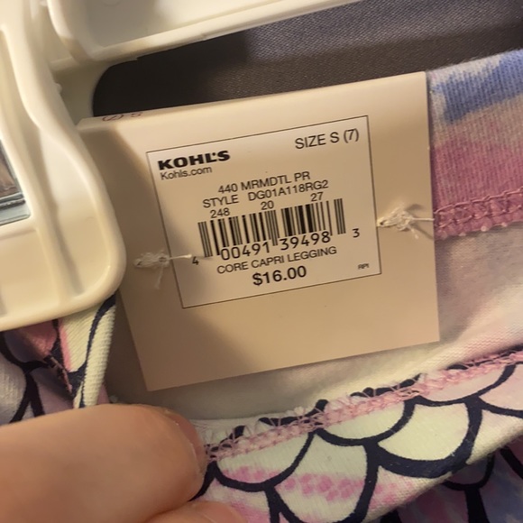 Girls Mermaid Tail Capris - Picture 3 of 3